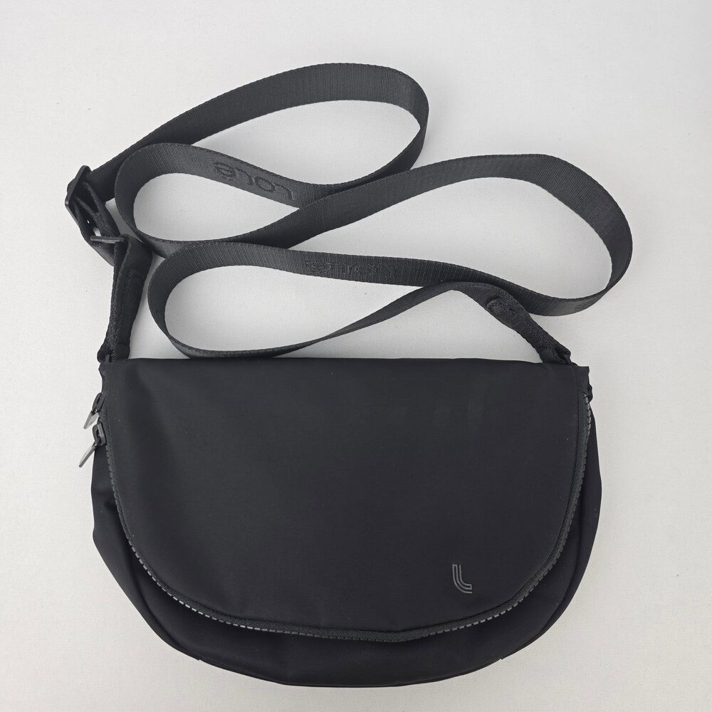 Lole Black Nylon Crossbody Purse